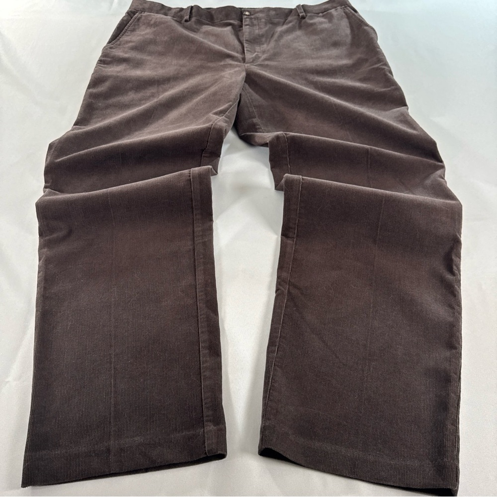 NWT Jos A Bank Executive Colorfast Corduroy Pants Mens 40x32 Brown Tailored Fit